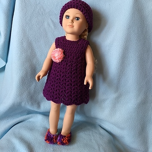 Other - Handmade 18" doll clothes set